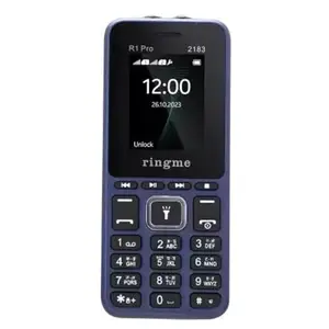Ringme R1 PRO 2183 Keypad Mobile Phone 32 MB RAM 4.5 cm (1.77 inch) Display 0.3MP Rear Camera, Long Lasting 1000 mAh Battery Basic Mobile Phones (Blue, Black) price in India.