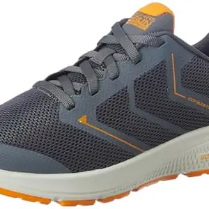 Skechers-Men's Running Shoes-GO Run CONSISTENT - TRACEUR-220082ID-CCOR-7 Charcoal/Orange