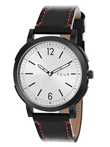 FCUK Analog Silver Dial Men's Watch-FK00010C