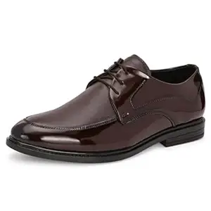 Centrino Men’s Formal Lace-Up Shoes | Soft & Comfortable Formal Shoe| Lace-up Oxford Shoes for Men | Solid Design | Ideal for Formal, Business Casual, and Parties | Stylish-Looking Footwear (9361)