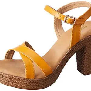 Inc.5 Block Heel Fashion Sandal For Women_990157_MUSTARD_4_UK