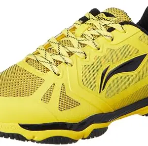 Li-Ning Ranger Lite Z1 Non-Marking Cushion Badminton Shoe(Yellow/Black, UK 10)