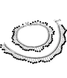Yuvaan crystal anklet for girls dsign tin simple latest women traditional single