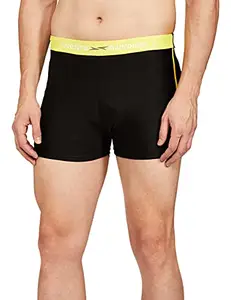 I-SWIM MENS COSTUME IS-5508 BLACK YELLOW MANTONGNI WITH POCKET SIZE FREE SIZE WITH GOGGLES SILICONE IS-1600 WITH POUCH BLACK AND 100% SILICONE SWIMMING CAP PLAIN BLACK
