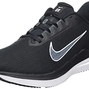 Nike Mens Air Winflo 9 Black/White-DK Smoke Grey Running Shoe - 10 UK (11 US) (DD6203-001)