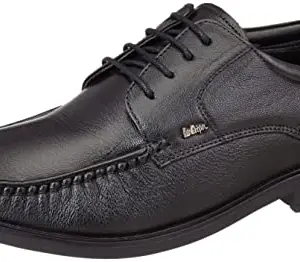 Lee Cooper Men's LC2131B2R Leather Formal Lace Up Shoes_Black_44