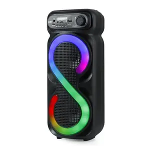MZ M50VP Portable Karaoke Speaker - Multicolor | with Dynamic Thunder Sound | Comes Up with Wired Mic | for Home and Outdoor Parties