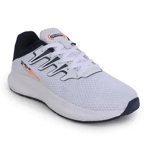 Columbus Men's CAGE Sports Running Shoe- White/Navy UK/India-8