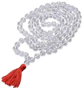 Mens Gold Crystal Necklace M003 White 1 Necklace