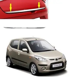 SKYTIQ® Dicky Chrome Trunk Garnish | Dicky Trim Rear Boot Patti Compatible with Hyundai i10 (2007 to 2009) Type 1