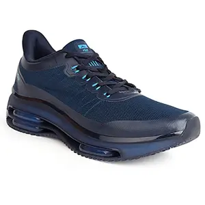 JQR Men's Max Sports, Running,Walking, Training Shoes Navy/Sky