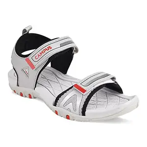 Campus Men's Camp COLT L.Gry/RED Sports Sandals - 10UK/India GC-22931