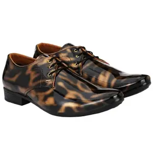 Latest Trendy Formal Shoes/Party Shoes/Shoes Combo with Free Wallet & Belt for Men and Boys (BAZAAR11456_KJ-Blk-RBR)