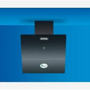 AYUSH KITCHEN CHIMNEY Crystal 3 Speed Touched Panel SS Body/Toughened Glass 3 Speed Push Button SS Baffle Filter SS Oil Collector 2 X 2W LED Lamps Metal Blower & Copper Motor Size : 60cm / 90cm