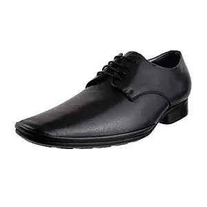 Mochi Mens Leather Black Lace-up Shoes (Size (6 UK (40 EU))