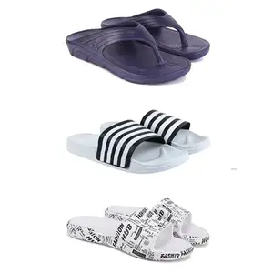 DRACKFOOT Men's Sandals | Lightweight Wear| Stylish & Easy to Wear For Men'S GR-SAN-(3-COMBO)-3153-3026-3104-10