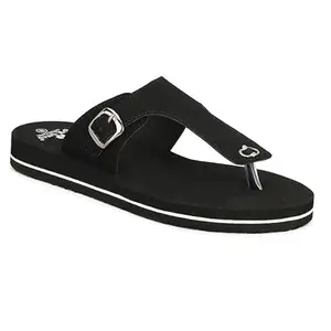 DR STTEP Men's Black Synthetic OrthoPedic Eva Insole Indore Comfortable Slip-on Slippers_08_Pack of 5