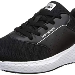 Woodland Men's Woodsport Black Running Shoes-8 UK (42 EU) (SGC 3210419)
