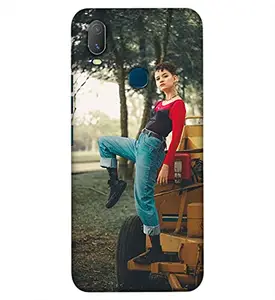 Generic Girl with Tree 3D Printed Design Mobile Case Cover Phone Hard Back Covers for Vivo y11