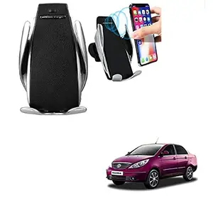 Kozdiko Car Wireless Car Charger with Infrared Sensor Smart Phone Holder Charger 10W Car Sensor Wireless for Tata Manza