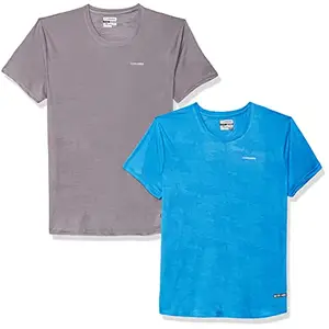 Charged Active-001 Camo Jacquard Round Neck Sports T-Shirt Light-Grey Size 2Xl And Charged Active-001 Camo Jacquard Round Neck Sports T-Shirt Scuba Size 2Xl
