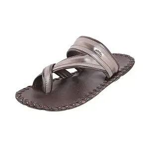 Mochi Mens Synthetic Brown Slippers (Size (7 UK (41 EU))