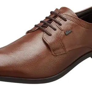 Lee Cooper Men's LC6195E Leather Formal Shoes_LC6195E_Brown_40