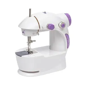 ROCKTECH® Mini Sewing Machine for Beginner, Dual Speed Portable Sewing Machine Machine With Extension Table, Light, Sewing Kit for Household, Travel