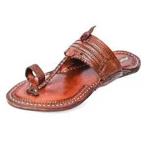 Kolhapuri Chappal for Men|Kolhapuri Slippers for Men|Kolhapuri Shoes for Men|Leather Slippers for Men|Wedding Slippers for men-C15