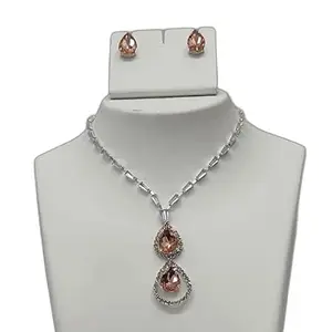 Jewellery Set for Women Necklace Set with Earrings (Prinal Art IMMITATION JJewellery_220)