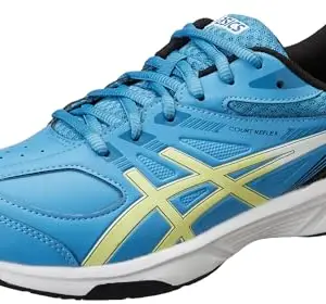 ASICS Mens Court Reflex Dolphin Blue/Huddle Yellow Tennis Shoes - 6 UK (1041A484.401)