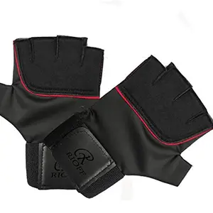 Rioff® Weight Lifting Gloves, Gym Gloves, Workout Gloves with Wrist Wraps, Exercise Gloves for Cross Training, Pull Ups, Fitness, Powerlifting, for Men & Women