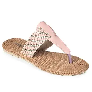 Liberty Women Ch-256 Pink Casual Slippers -5 UK(50043292)