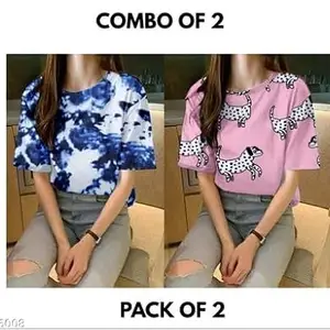 Trendy Women’s T-Shirt – Soft, Stylish, and Comfortable Tee for Everyday Fashion and Casual Wear Design No SH-P3039bluetai PINKDOG M