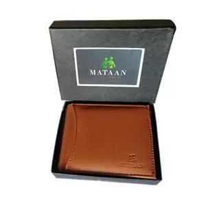 MATAAN - Men's PU Leather Wallet - TAN - HB