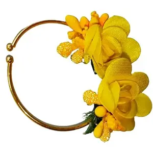 CIYA PLUS Floral Nose Ring/Jewellery Set for Haldi Mehendi Baby Shower Engagement Wedding.