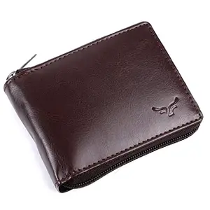 ertte Men Casual Chocolate Brown Artificial Leather Wallet (Chocolate Brown)