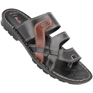 WALKAROO WG5337 Mens Casual Wear and Regular use Sandals - Black