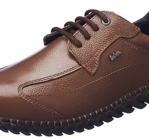 Lee Cooper Men's LC4257E Leather Casual Shoes for Men_Tan_7UK