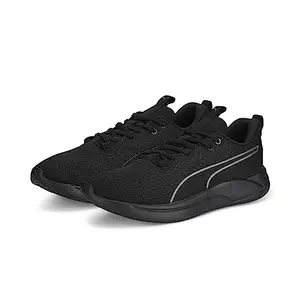 Puma Unisex-Adult Resolve Modern Black-Black Running Shoe - 4.5UK (37703601)