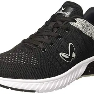 Walkaroo Men Black Grey Running Shoes-9 UK (43 EU) (10 US) (15546)