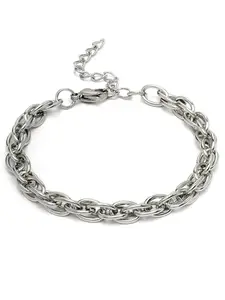 Karatcart Men Leather Multistrand Wraparound Bracelet (55038314)