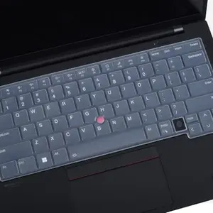 Saco Laptop Keyboard Cover Compatible for Lenovo ThinkPad X1 Carbon Gen 12 & Gen 13, ThinkPad T14 T14s Gen 5, P14s Gen 5 & L14 Gen 5 Series Laptop, ThinkPad T14 Gen 5 Keyboard Skin Protector, Clear