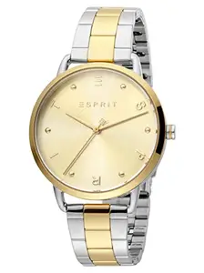 Esprit Analog Gold Dial Women's Watch-ES1L173M0095
