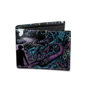 Fashionduet Canvas Wallet for Men,Boys.6 Card Holder Wallet Black,Genuine Leather Stylish bi-fold Canvas Printed Designer Multicolor Genuine Leather Wallet and Purse Card Holder