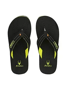 Hirolas® Men's Perforated Green Anti-Sweat Flip-Flops