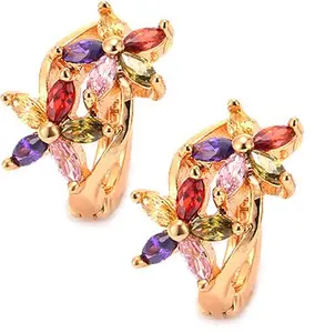 YouBella Jewellery Valentine Collection Multi-Color Earrings for Girls and Women