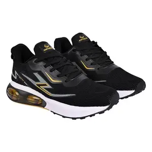 Lancer Mens PLATINUM-32BLK-MST Black Running Shoe