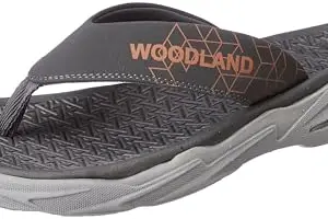 Woodland Men's Grey/Orange EVA Slipper-6 UK (40 EU) (SGP 4297022)