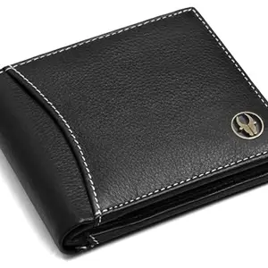 WildHorn Rfid Protected Leather Wallet For Men, Black